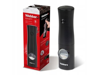 WEBBER Elektrische Peper- of Zoutmolen - Keramisch & Anti-mors