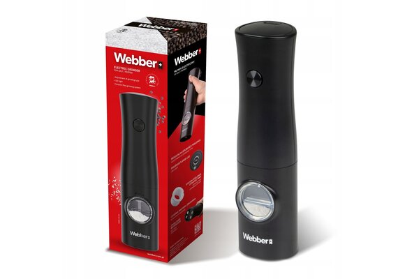 WEBBER Elektrische Peper- of Zoutmolen - Keramisch & Anti-mors