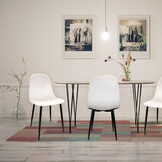 NUFORMA Salerno Eetkamerstoel - Luxe Velours in Trendy Ecru