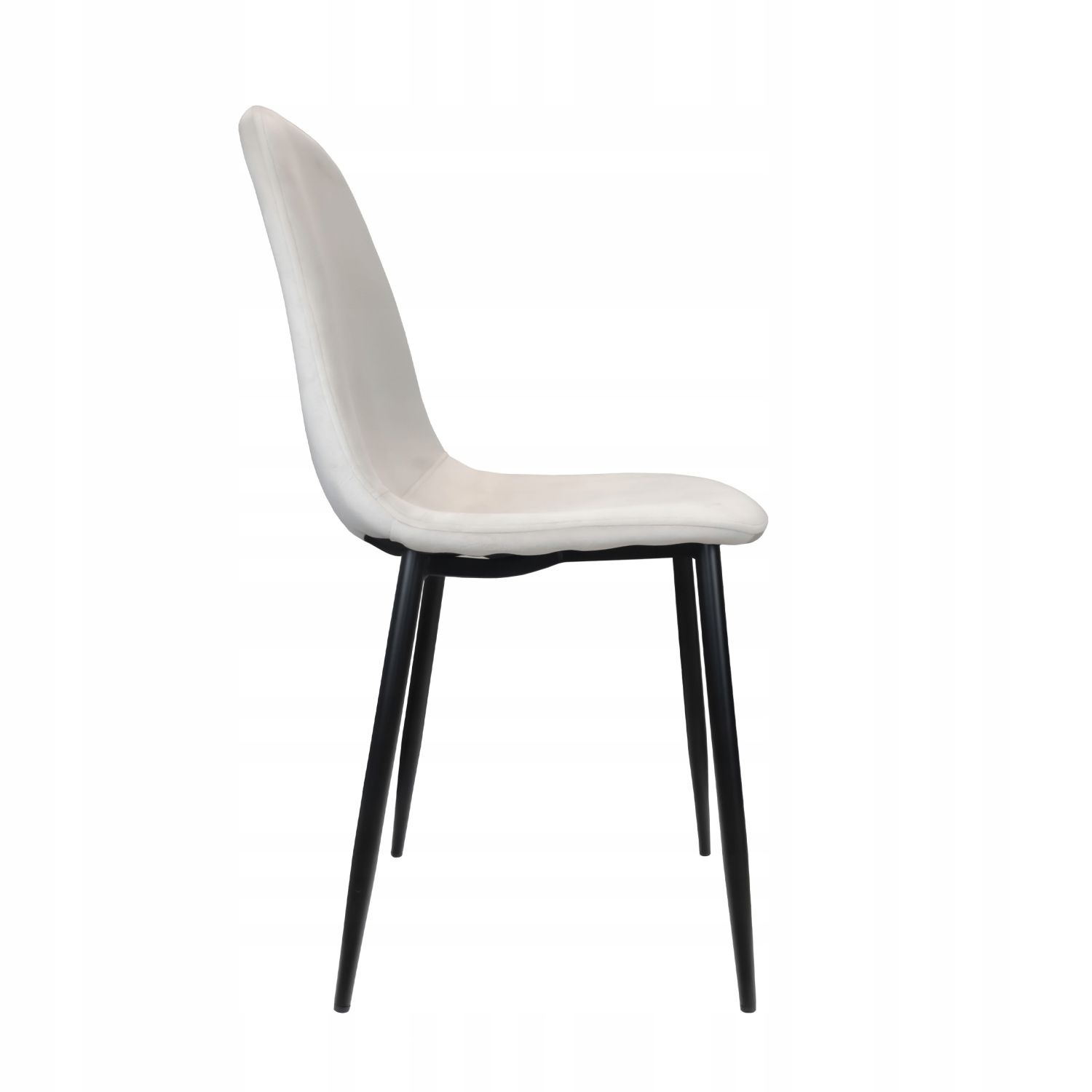 NUFORMA Salerno Eetkamerstoel - Luxe Velours in Trendy Ecru