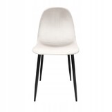 NUFORMA Salerno Eetkamerstoel - Luxe Velours in Trendy Ecru