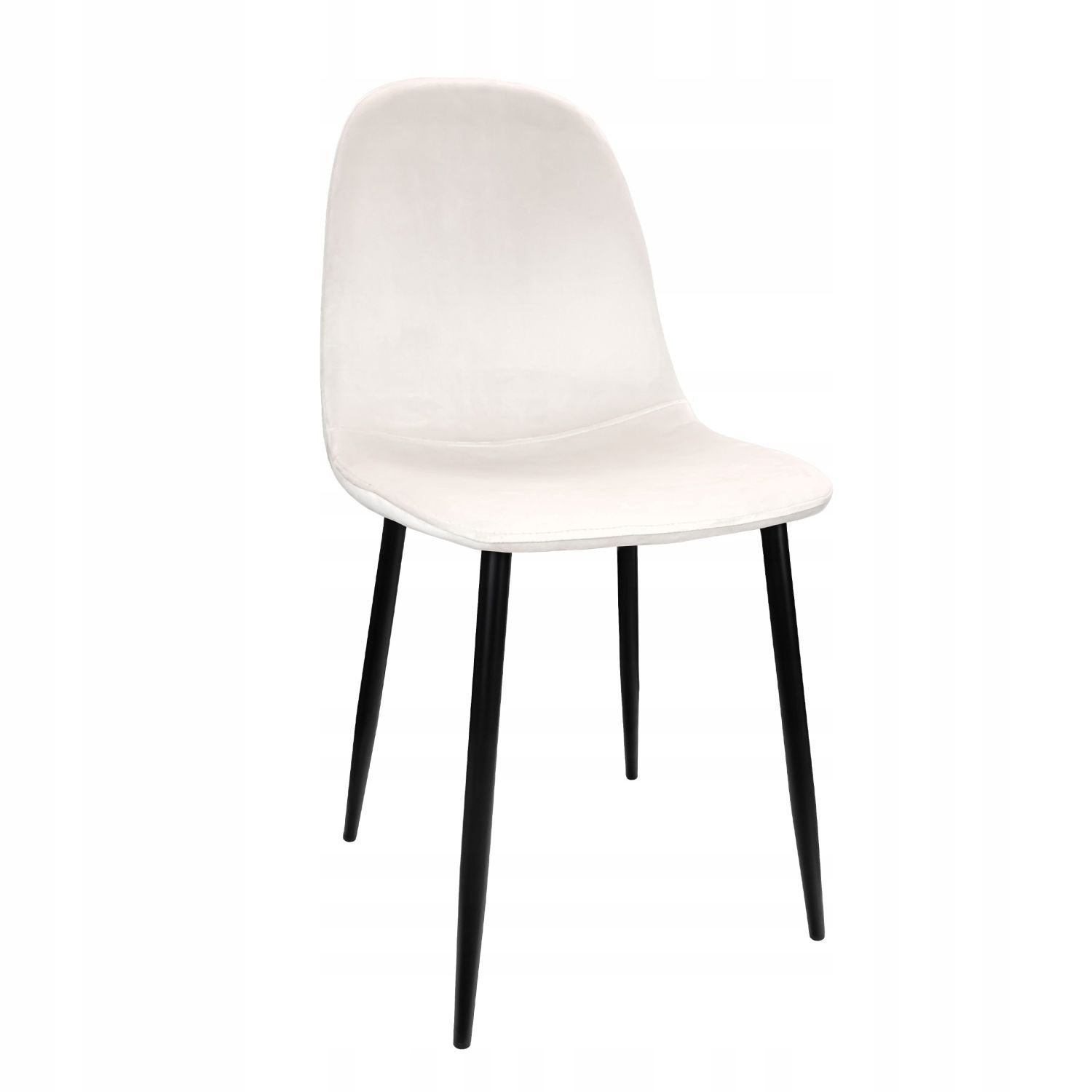 NUFORMA Salerno Eetkamerstoel - Luxe Velours in Trendy Ecru