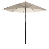GARDENSELECT Muurparasol 2,7m - Stevige Wandparasol met Zwengel Ecru