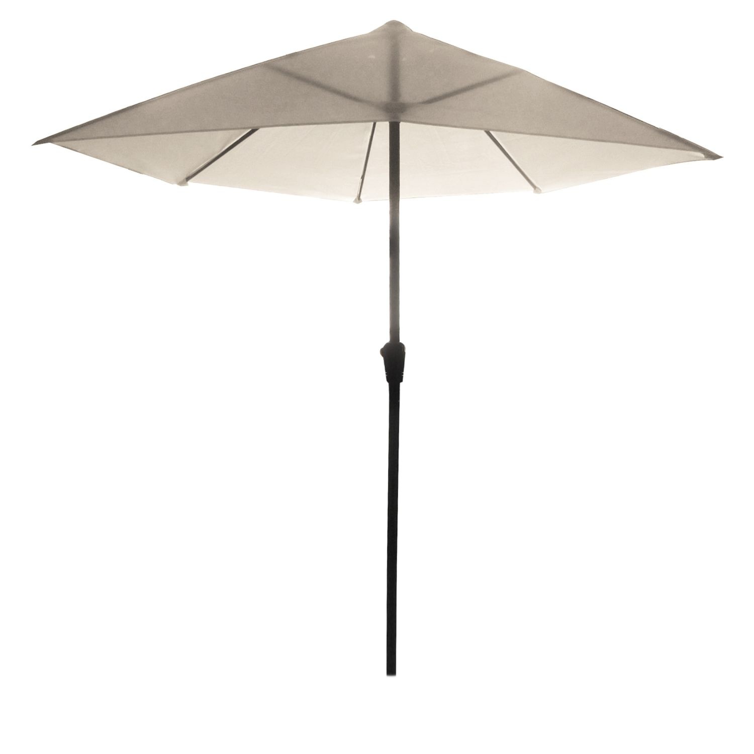 GARDENSELECT Muurparasol 2,7m - Stevige Wandparasol met Zwengel Ecru