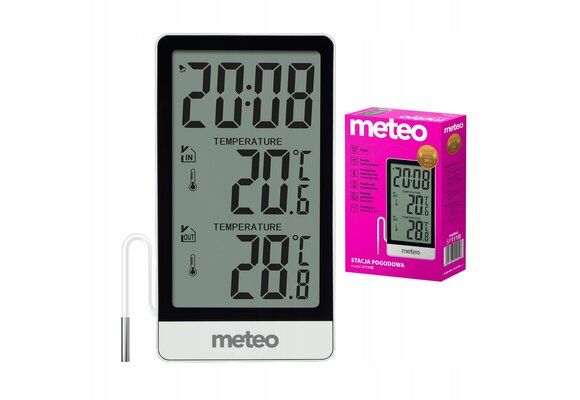 METEO Weerstation SP111B - Nauwkeurige temperatuur binnen en buiten