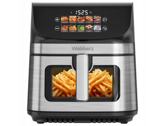 Webber Heteluchtfriteuse AF801 - 8,8L Airfryer met Dubbele Verwarming