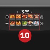 Webber Heteluchtfriteuse AF801 - 8,8L Airfryer met Dubbele Verwarming