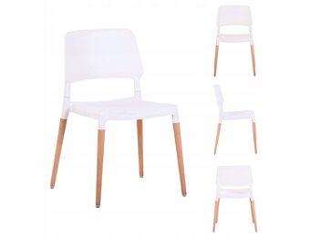 NUFORMA Eetkamerstoel TARCENTO - Stapelbaar Modern Design