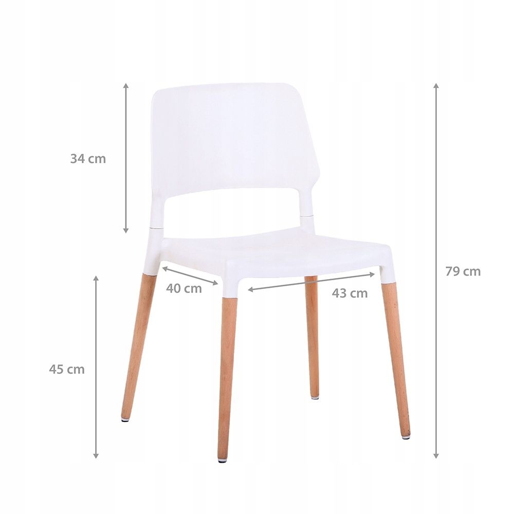 NUFORMA Eetkamerstoel TARCENTO - Stapelbaar Modern Design