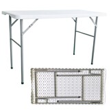 NUFORMA Opvouwbare Cateringtafel 120x60 cm - Weerbestendig en Compact