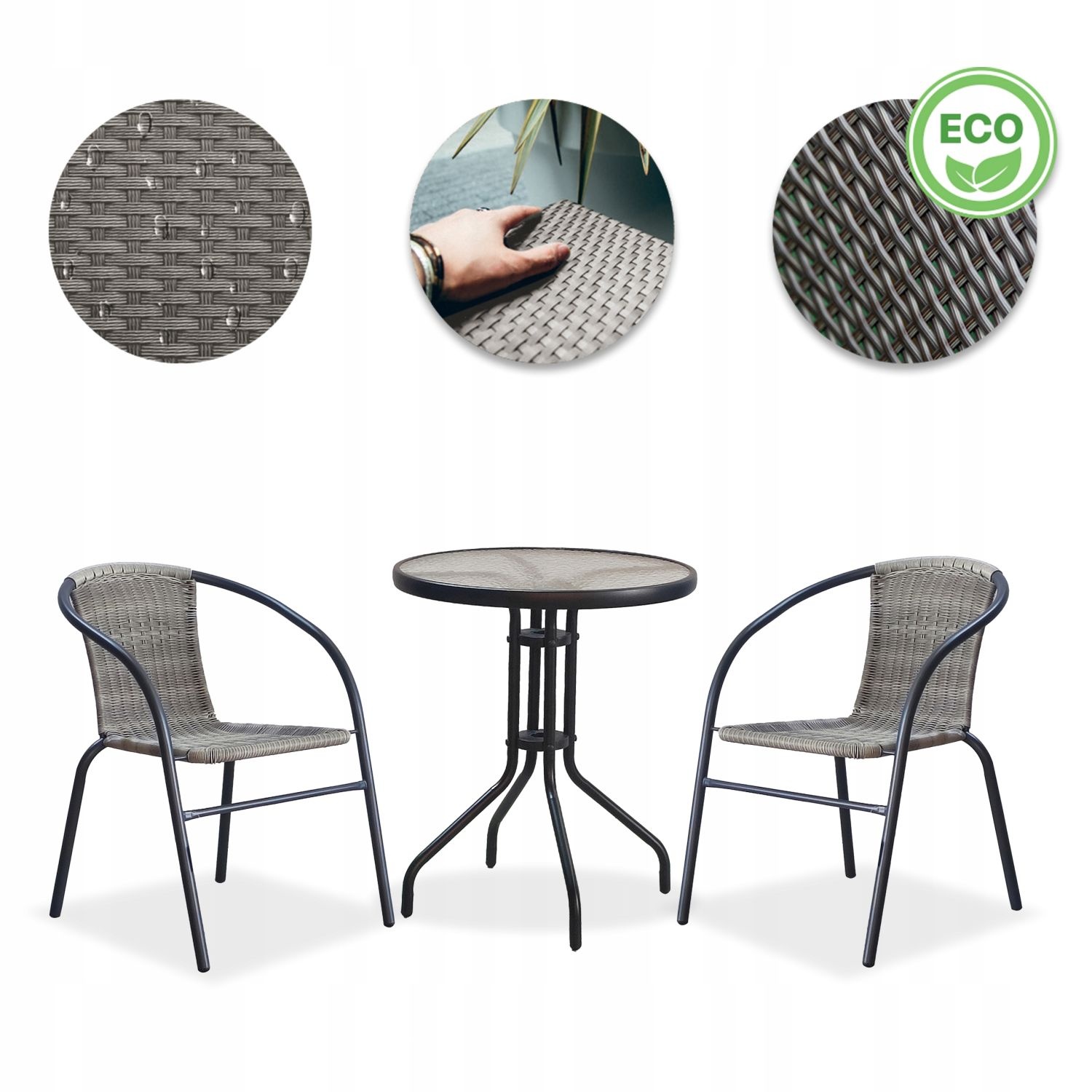 GARDENSELECT CALM Tuinmeubelset - Compacte Set voor Balkon en Terras