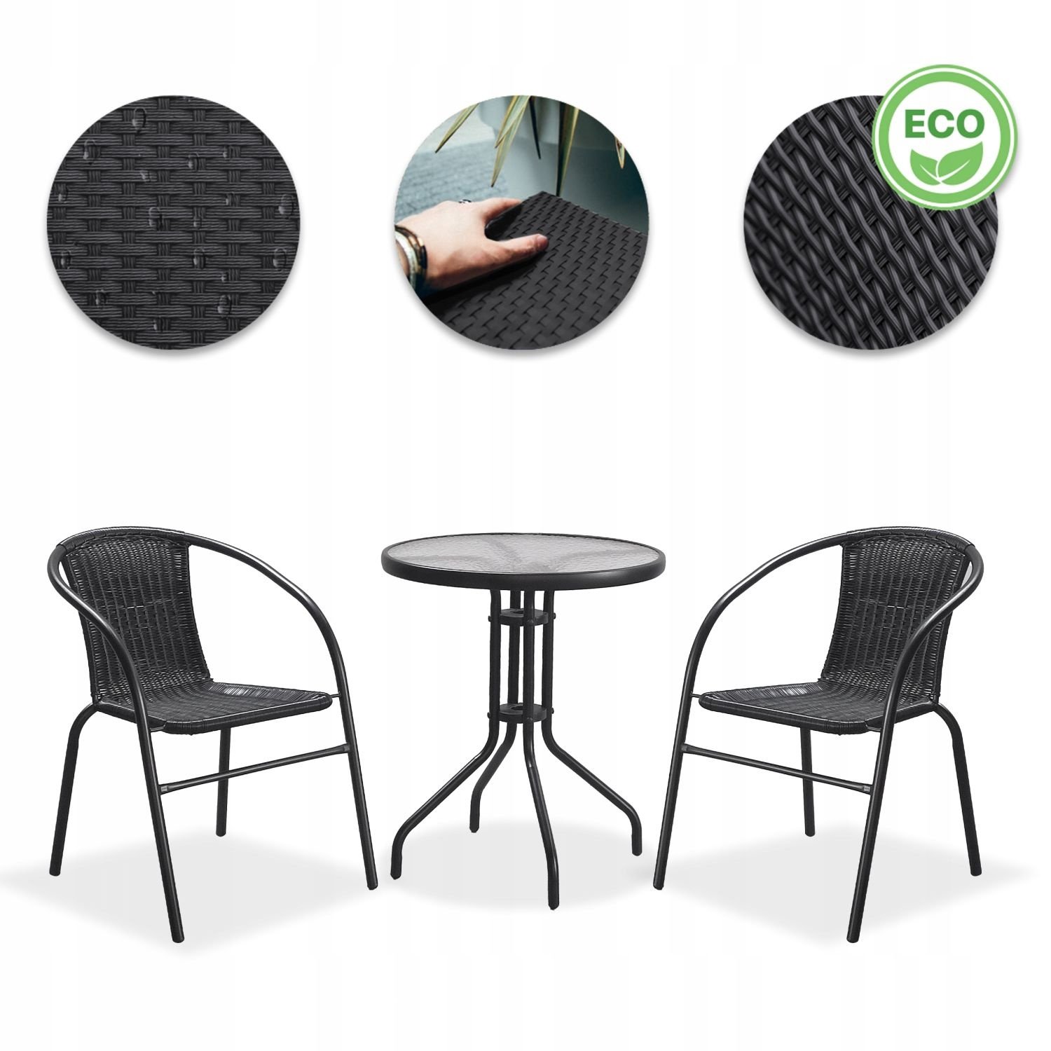 GARDENSELECT Loungeset CALM - Compacte en weerbestendige tuinset