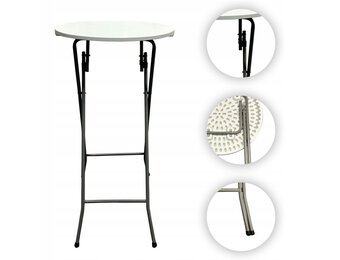 NUFORMA Opklapbare Statafel 60x110cm - Weerbestendig & Compact