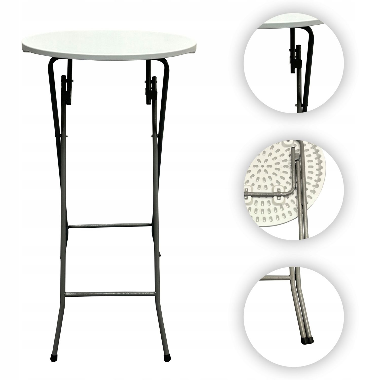 NUFORMA Opklapbare Statafel 60x110cm - Weerbestendig & Compact