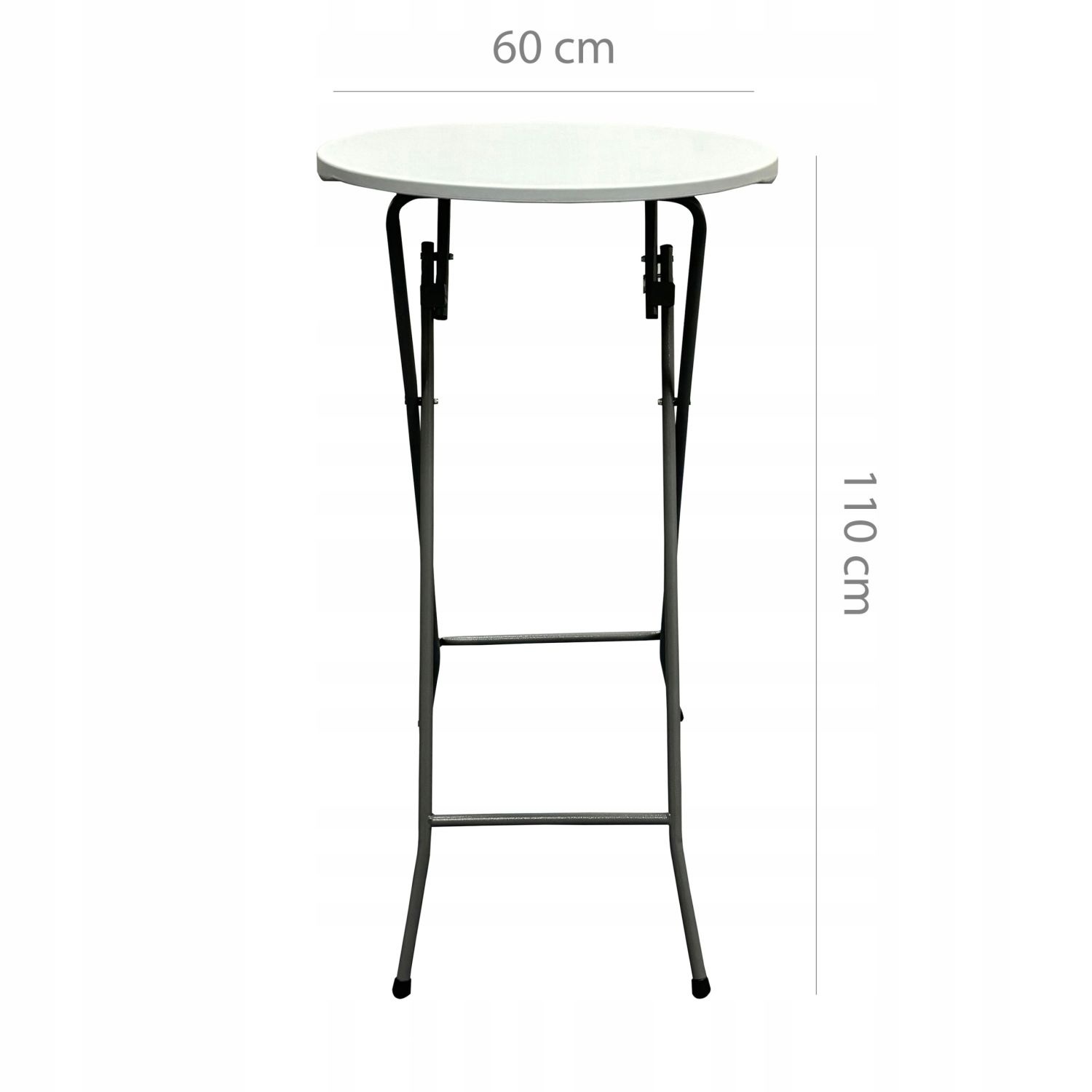 NUFORMA Opklapbare Statafel 60x110cm - Weerbestendig & Compact