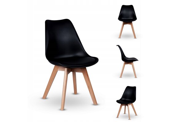 NUFORMA OSLO Eetkamerstoel - Modern Design met Beukenhouten Poten