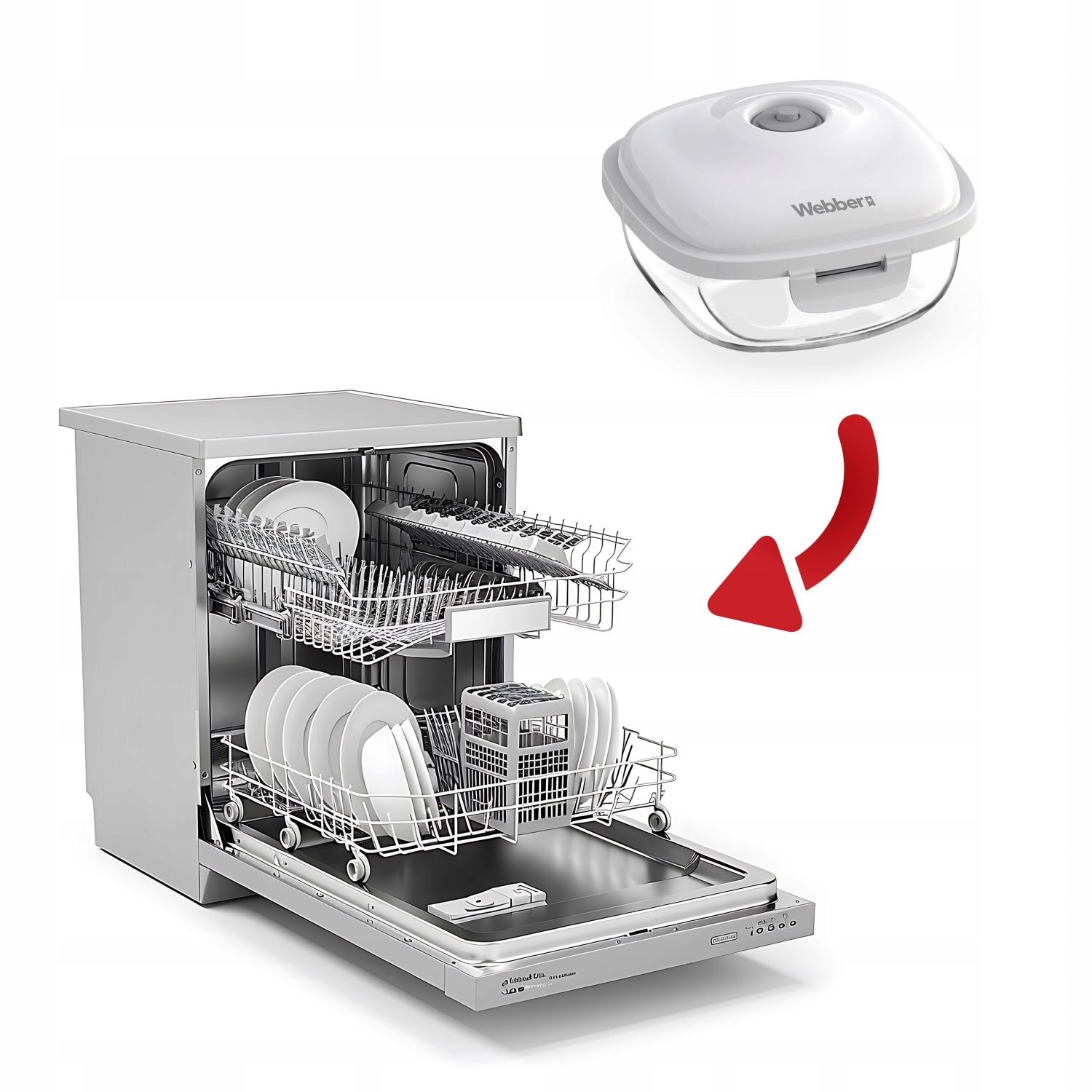 Webber Webber+ Vacuümvershoudbakjes 0,7 L - Set van 3 - Langer Vers