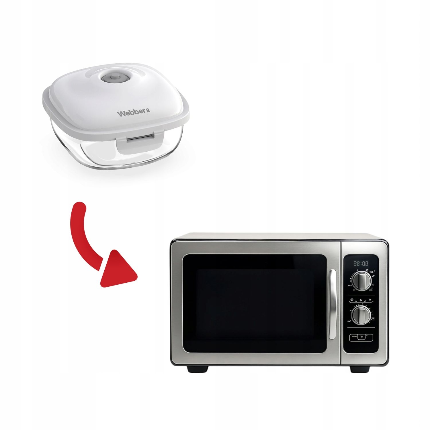 Webber Webber+ Vacuümvershoudbakjes 0,7 L - Set van 3 - Langer Vers