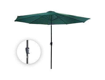 GARDENSELECT Tuinparasol 3m XL Groen - Met Slinger en Kantelfunctie