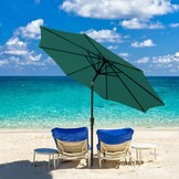 GARDENSELECT Tuinparasol 3m XL Groen - Met Slinger en Kantelfunctie