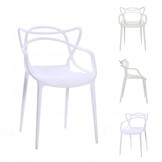 GARDENSELECT Belluno Design Stoel Wit - Modern Italiaans Comfort