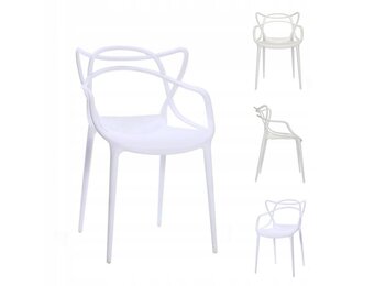 GARDENSELECT Belluno Design Stoel Wit - Modern Italiaans Comfort