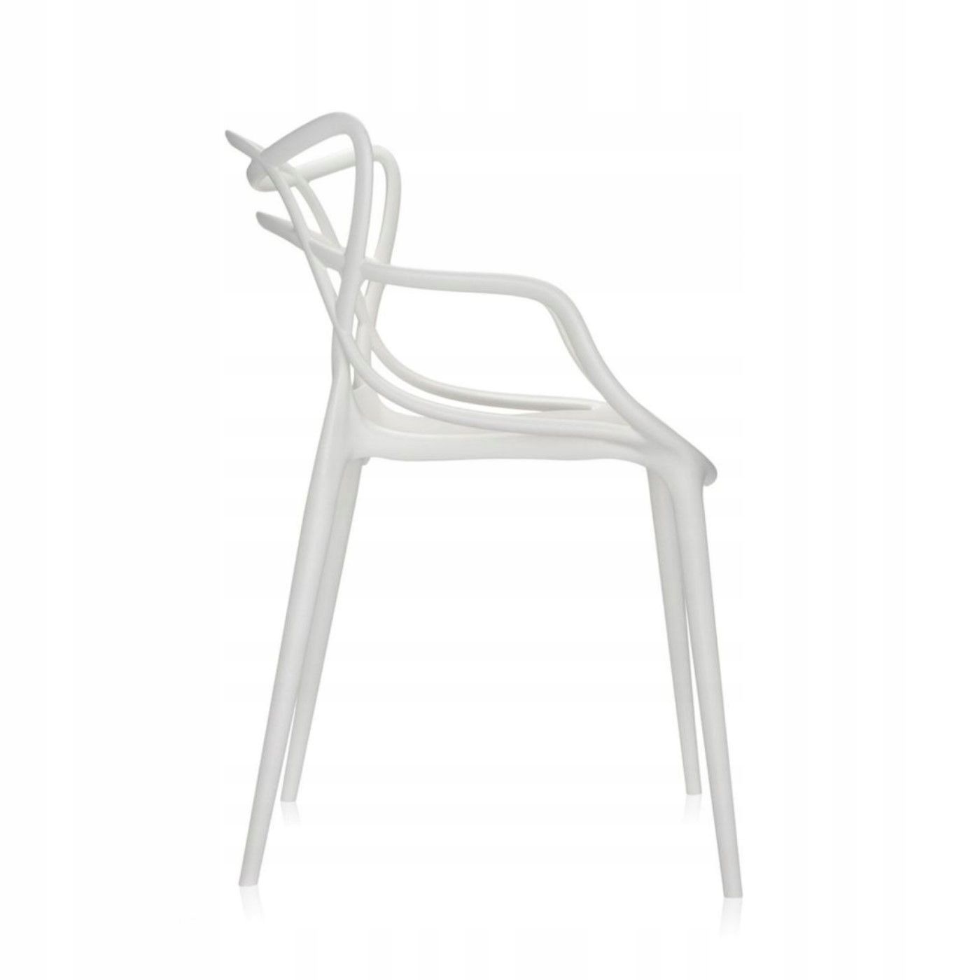 GARDENSELECT Belluno Design Stoel Wit - Modern Italiaans Comfort