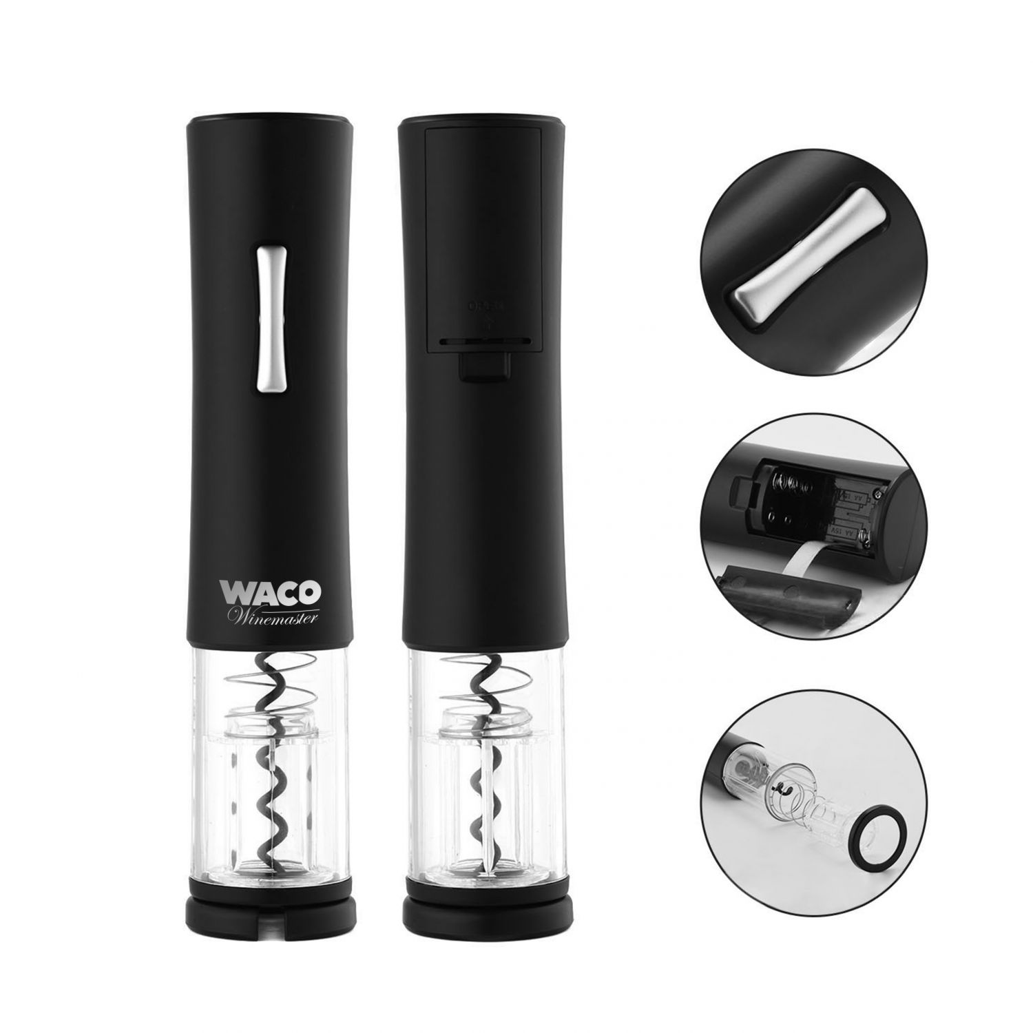 WACO OW4 Automatische Wijnopener - Opent elke fles in 8 seconden