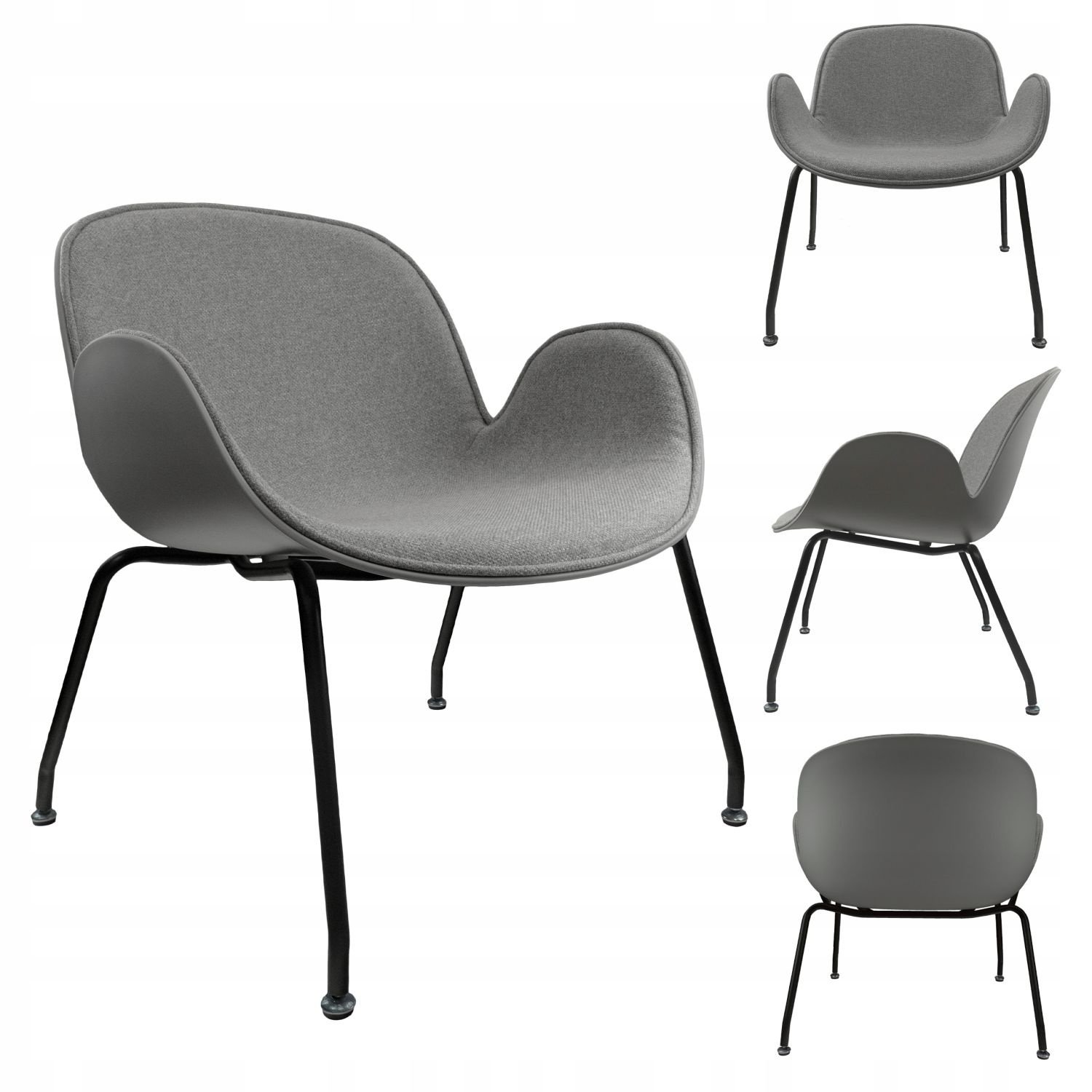 NUFORMA Kuipstoel Imola - Modern Design met Metalen Poten