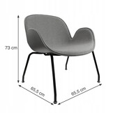 NUFORMA Kuipstoel Imola - Modern Design met Metalen Poten