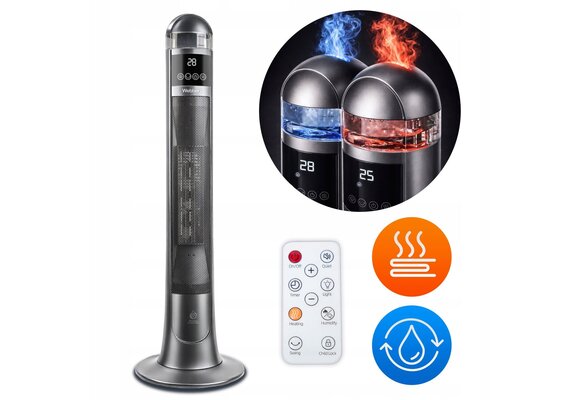 Webber ETNA TH2200G Kolomkachel - Sfeervolle Warmte en Luchtbevochtiging