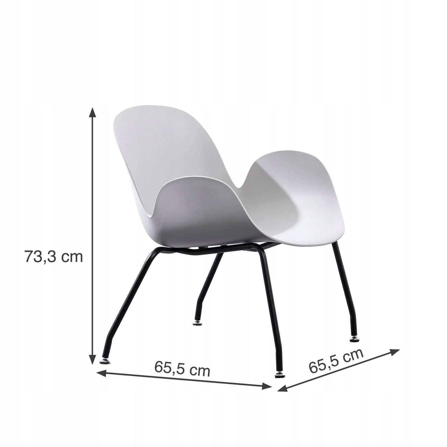 NUFORMA Kuipstoel Modern - Comfortabele Zitting & Verstelbare Poten