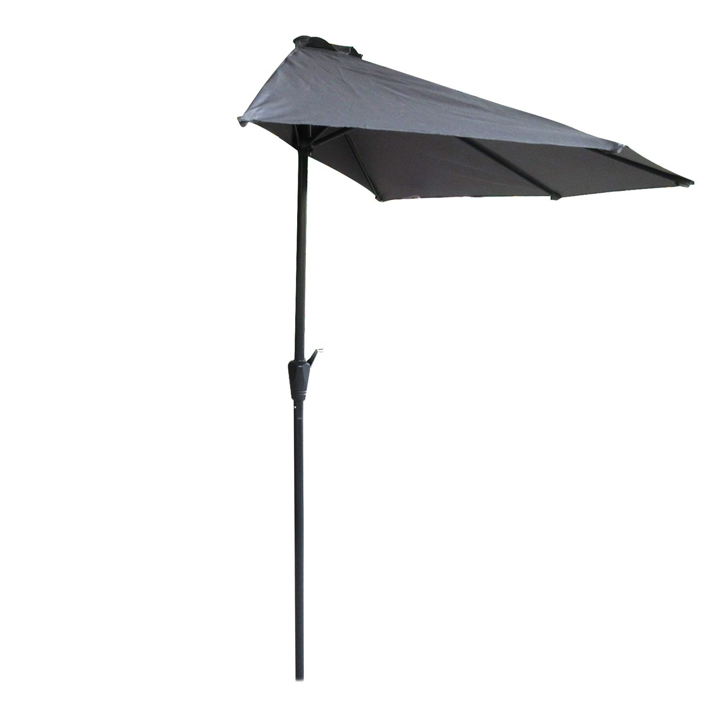 GARDENSELECT Wandparasol 2,7m Grijs - Creëer direct schaduw aan je muur