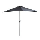 GARDENSELECT Wandparasol 2,7m Grijs - Creëer direct schaduw aan je muur