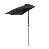 GARDENSELECT Wandparasol 2,7m Grijs - Creëer direct schaduw aan je muur