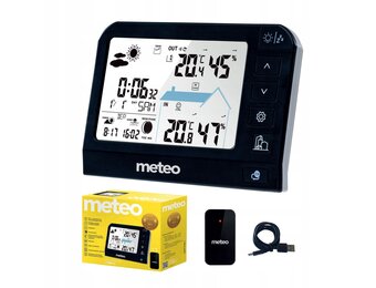 METEO SP204 Weerstation - Met Buitensensor en DCF-Klok