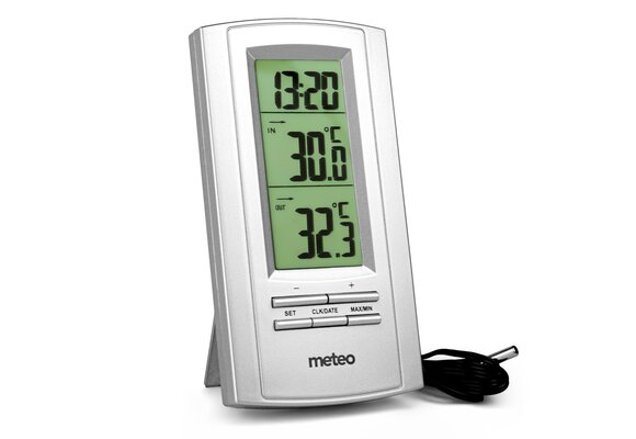 METEO SP0SN Weerstation - Binnen- en buitentemperatuur met kabelsonde