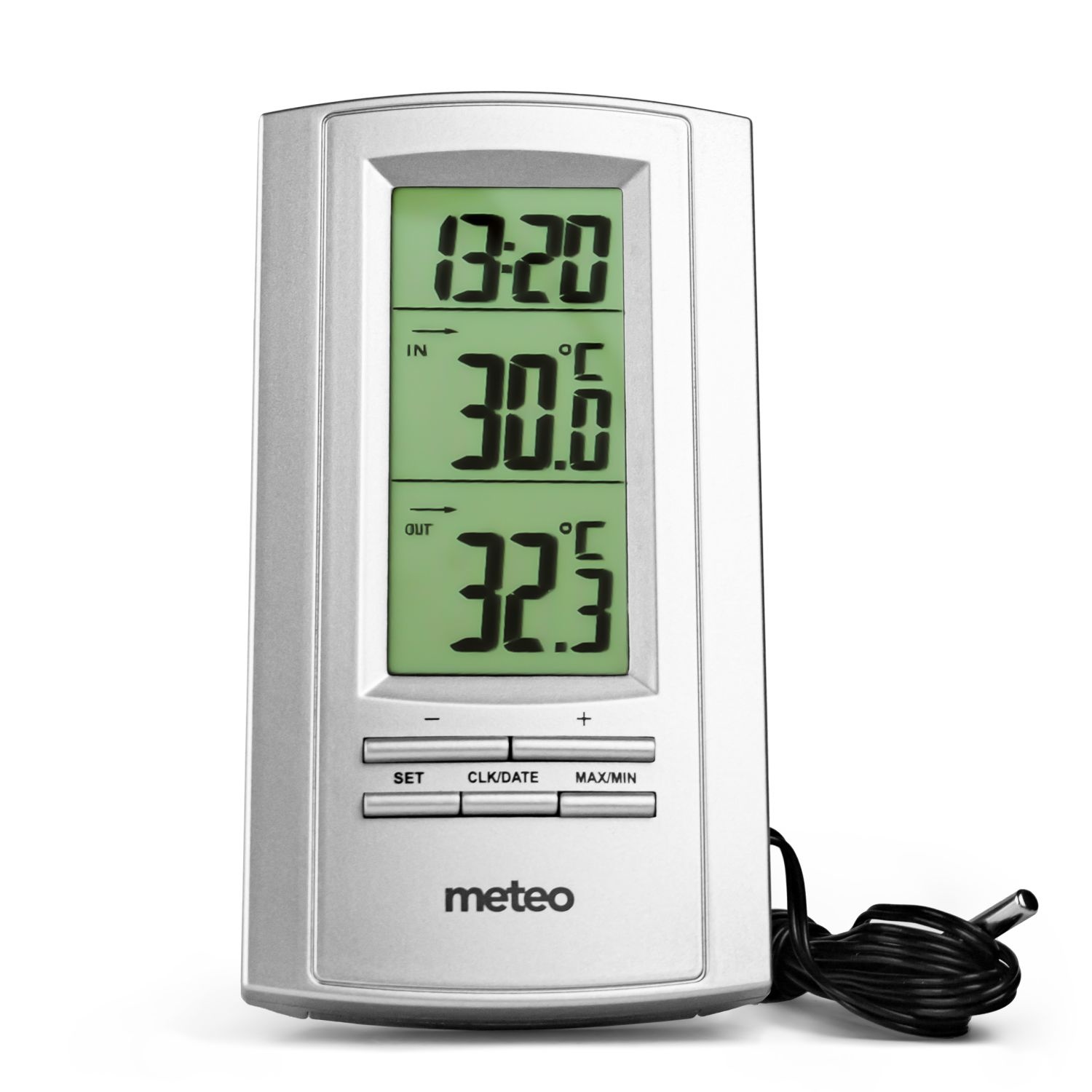 METEO SP0SN Weerstation - Binnen- en buitentemperatuur met kabelsonde
