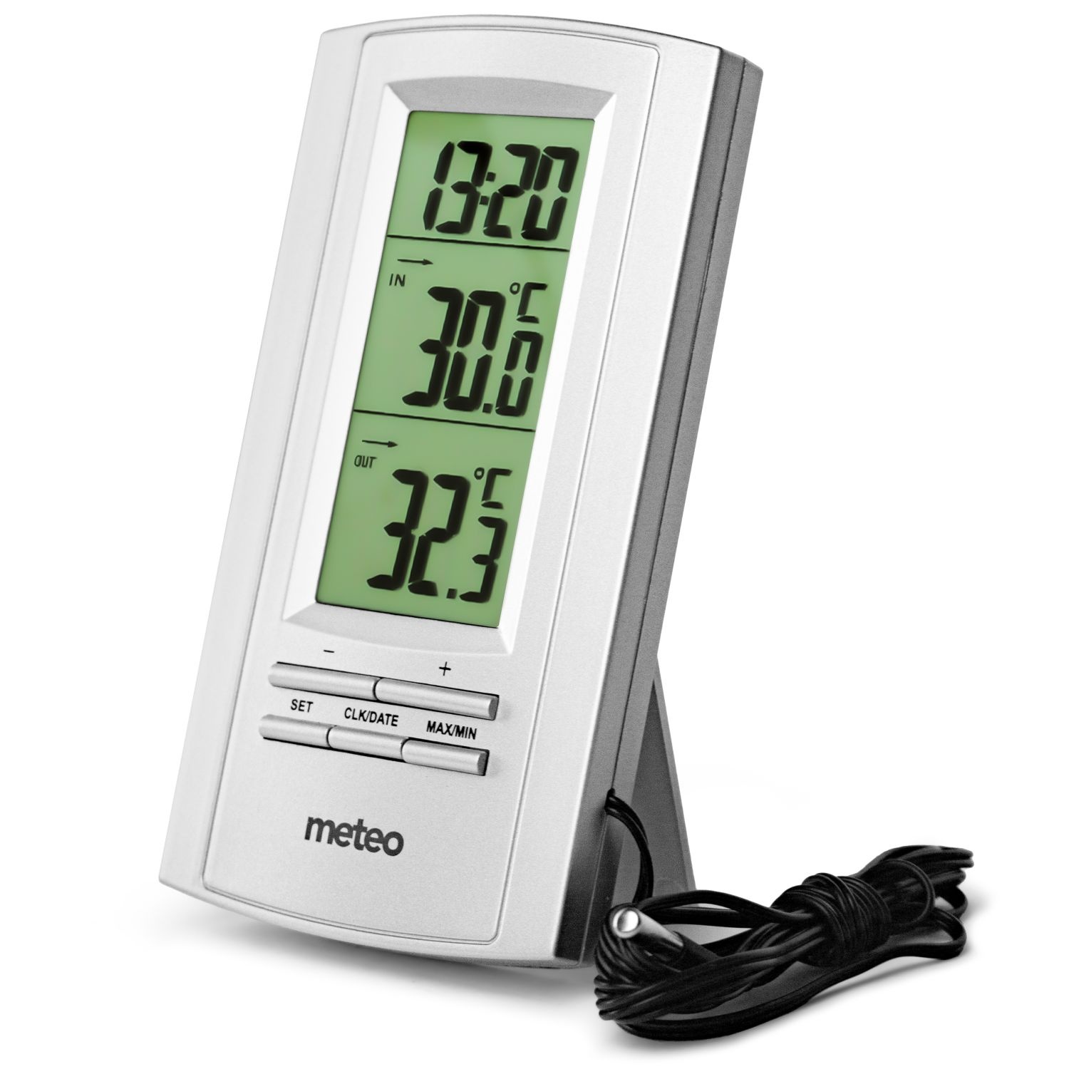 METEO SP0SN Weerstation - Binnen- en buitentemperatuur met kabelsonde