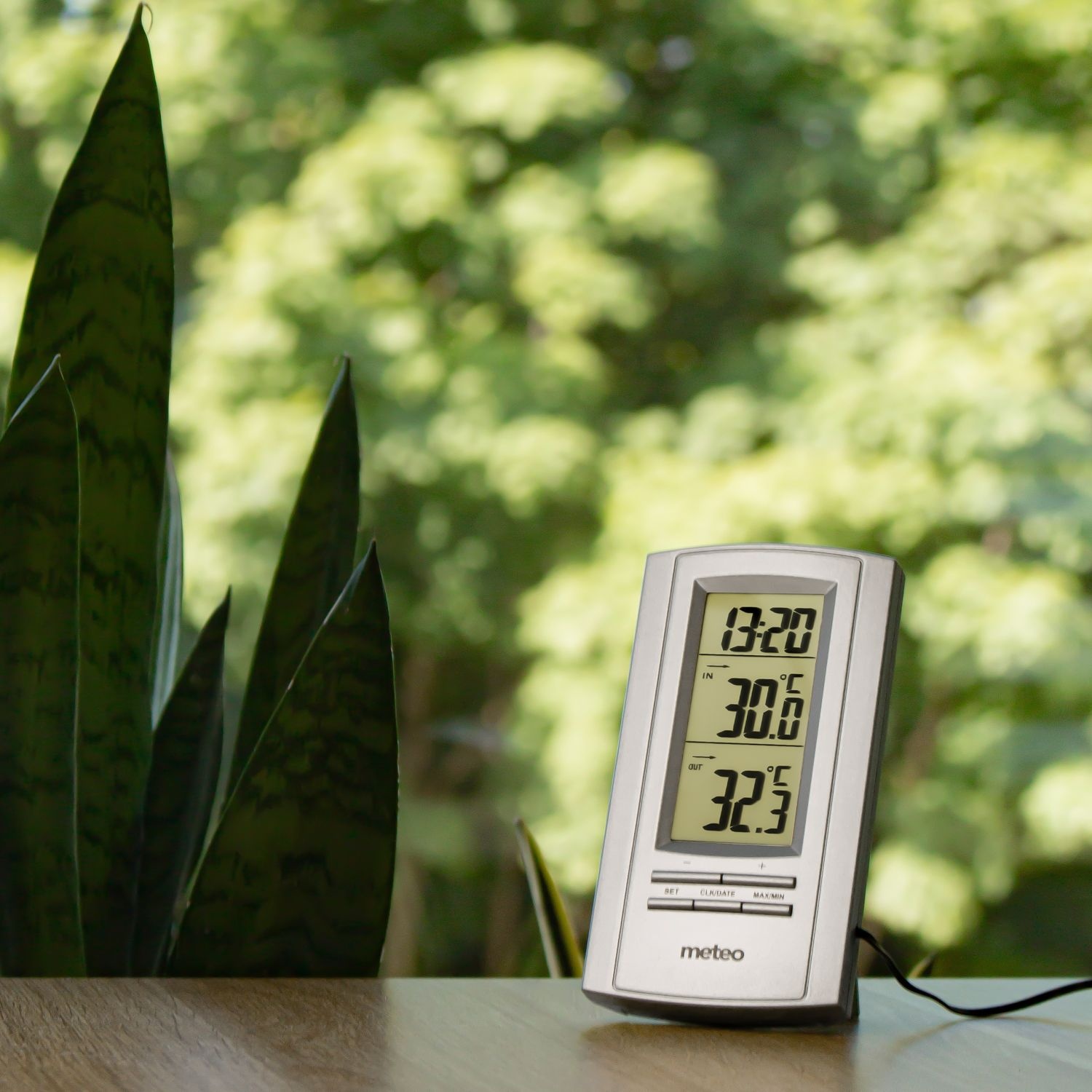 METEO SP0SN Weerstation - Binnen- en buitentemperatuur met kabelsonde