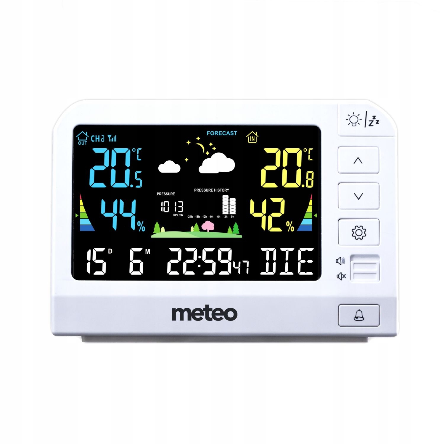 METEO Weerstation SP205 - Nauwkeurig weerstation met buitensensor