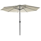 GARDENSELECT Tuinparasol 3m Ecru - Met Zwengel en Kantelfunctie