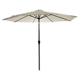 GARDENSELECT Tuinparasol 3m Ecru - Met Zwengel en Kantelfunctie