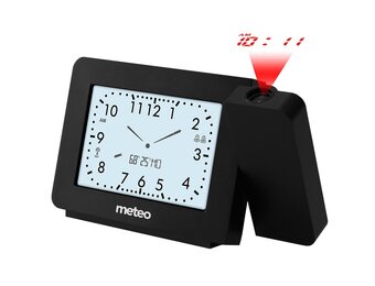 METEO ZP33 Projectiewekker met DCF - Altijd de tijd op je plafond