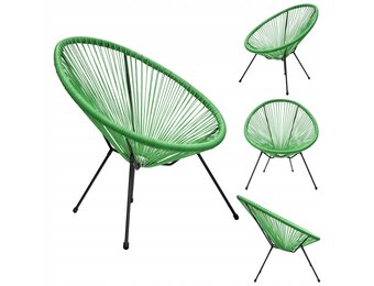 NUFORMA Tuinstoel Grijs - Weerbestendig Technorattan voor Balkon