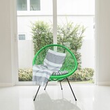 NUFORMA Tuinstoel Grijs - Weerbestendig Technorattan voor Balkon