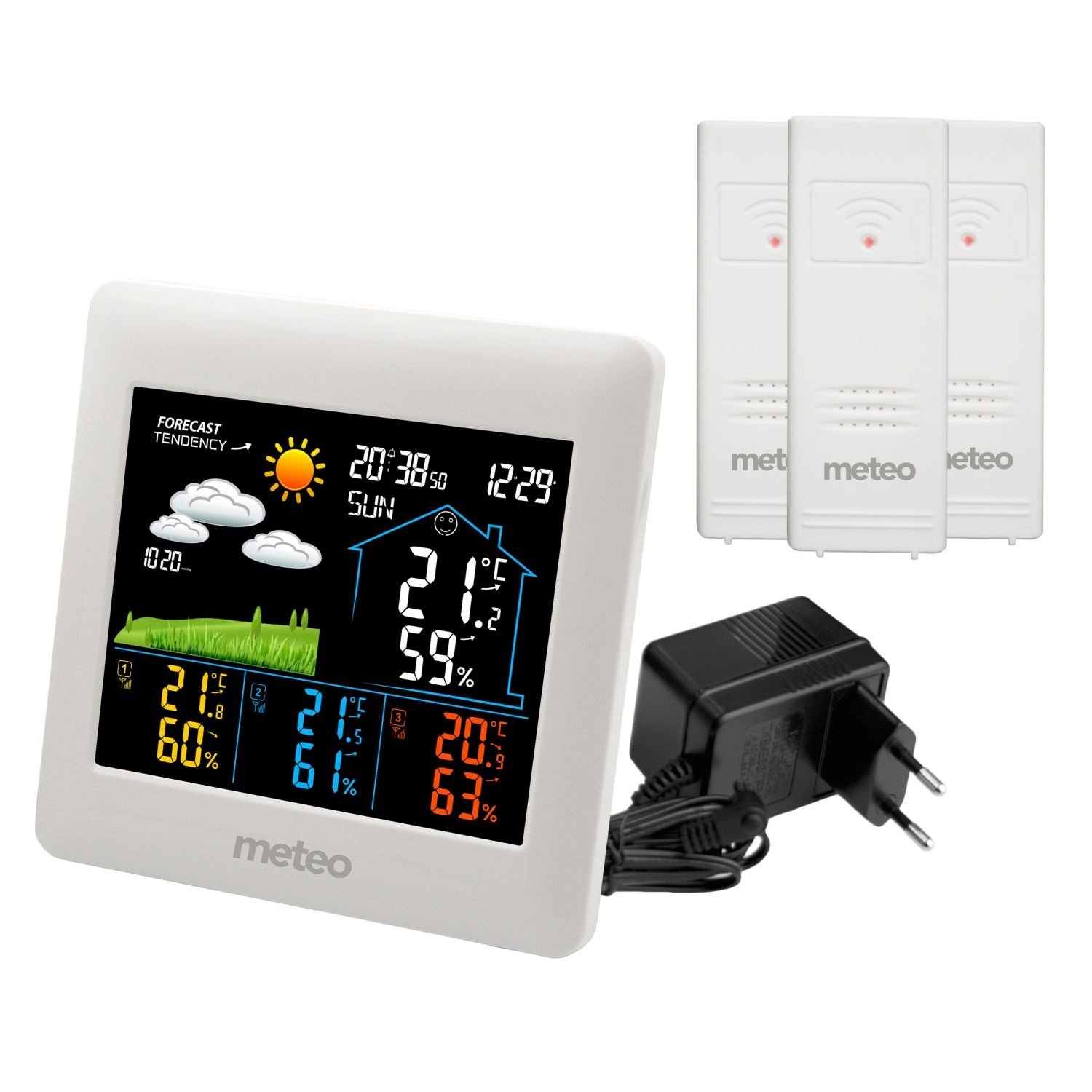 Meteo SP106 Weerstation - Inclusief 3 sensoren voor 4 meetpunten