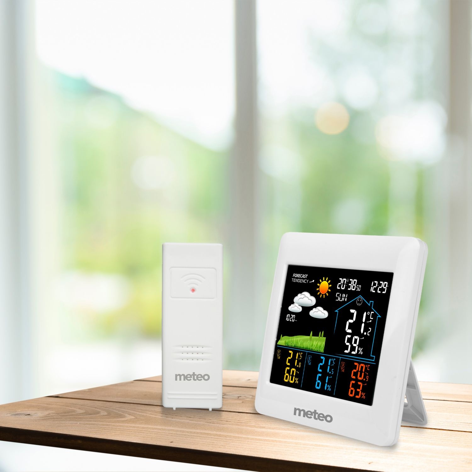 Meteo SP106 Weerstation - Inclusief 3 sensoren voor 4 meetpunten