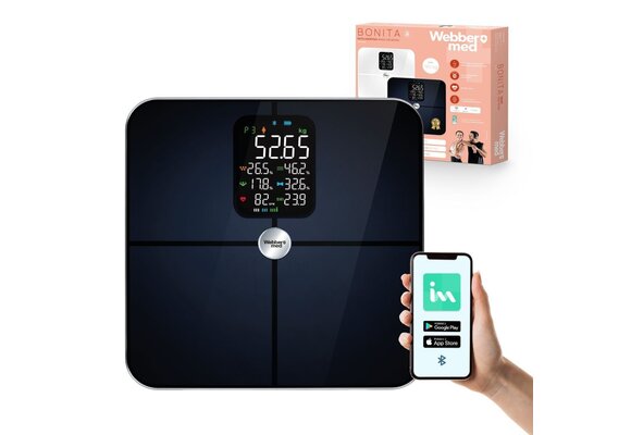 Webber Med Personenweegschaal BONITA IF1321C - Met Hartslagmeting