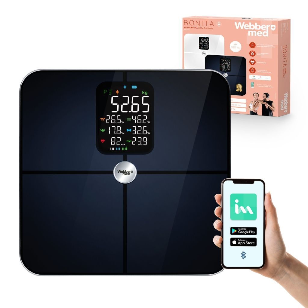 Webber Med Personenweegschaal BONITA IF1321C - Met Hartslagmeting